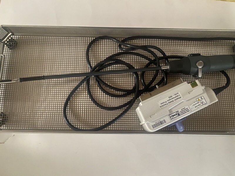 ALOKA UST-9144-LAP Ultrasound Transducer Probe W/Sterilization Tray