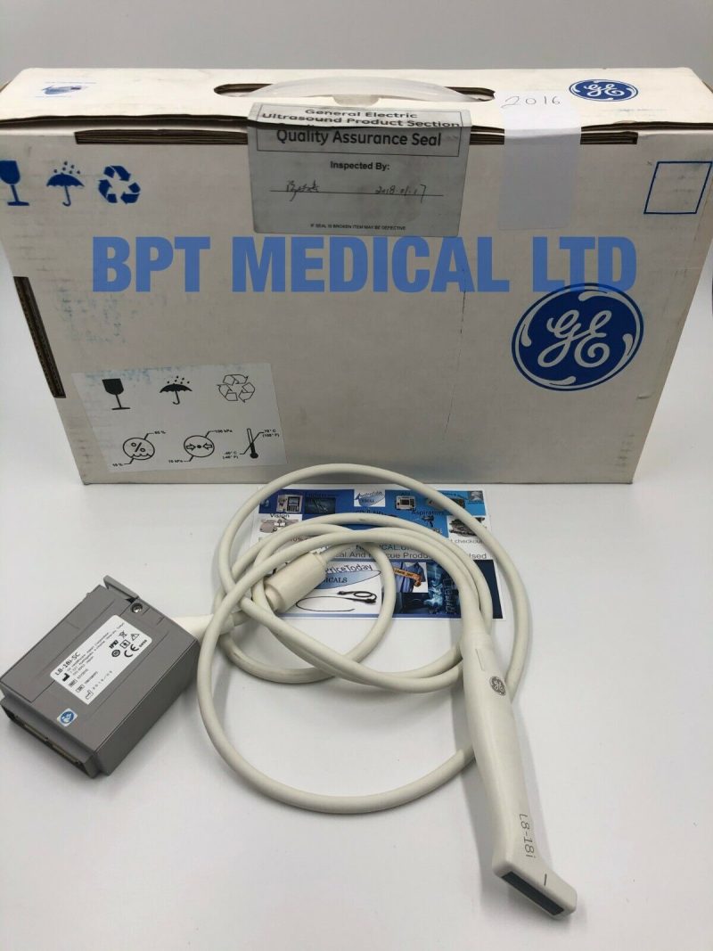 GE L8-18i-SC Ultrasound Transducer Probe Case 2016 linear array LOGIQ Venue