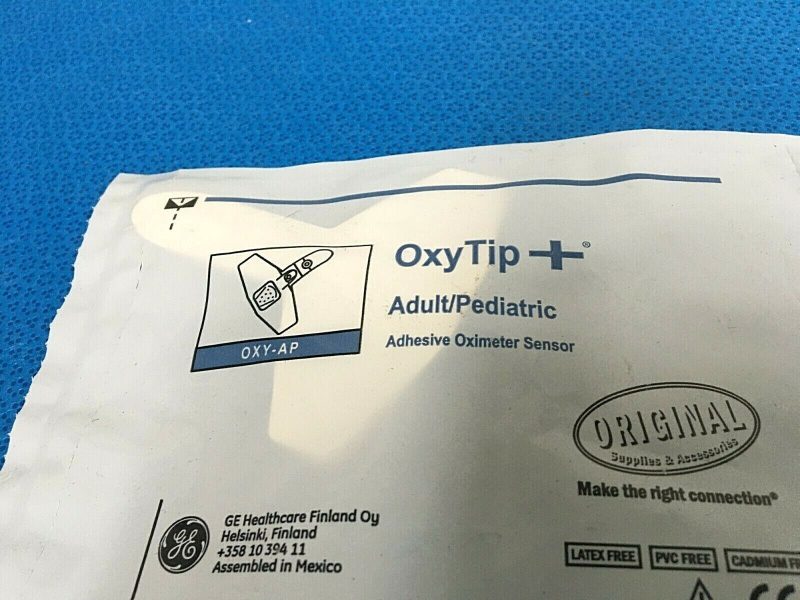 GE Oxytip Oxy-AP Adult/Pediatric Adhesive Oximeter Sensor