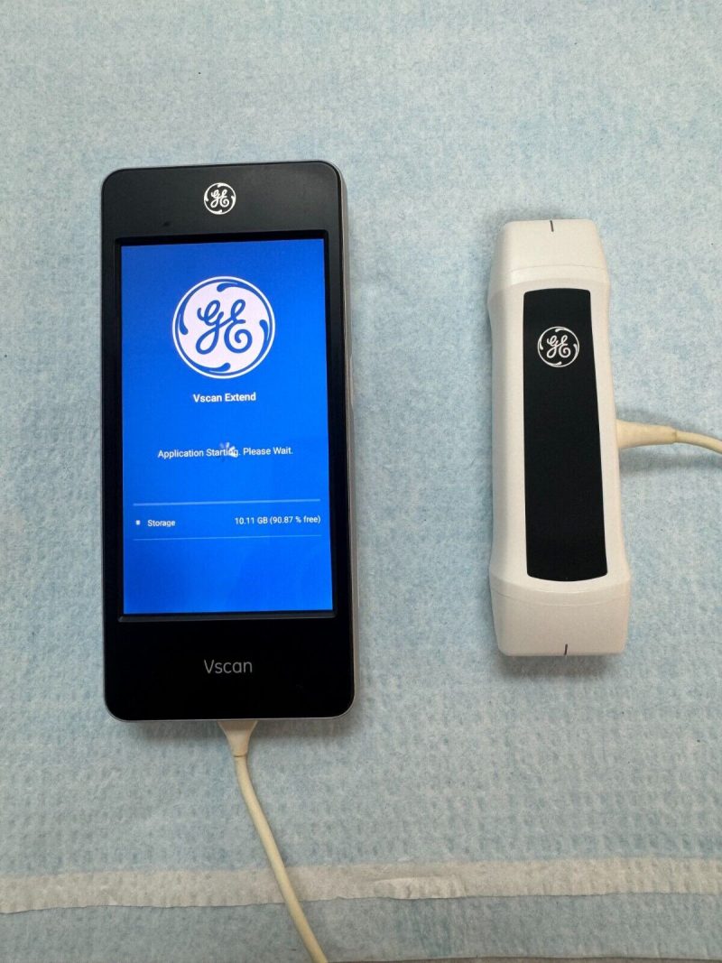 GE VSCAN DUAL PROBE HANDHELD ULTRASOUND WITH CHARGER MANUFACTURED 2019