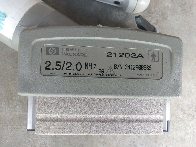 HP Hewlett Packard 21202A Ultrasound Probe 2.5/2.0 MHz