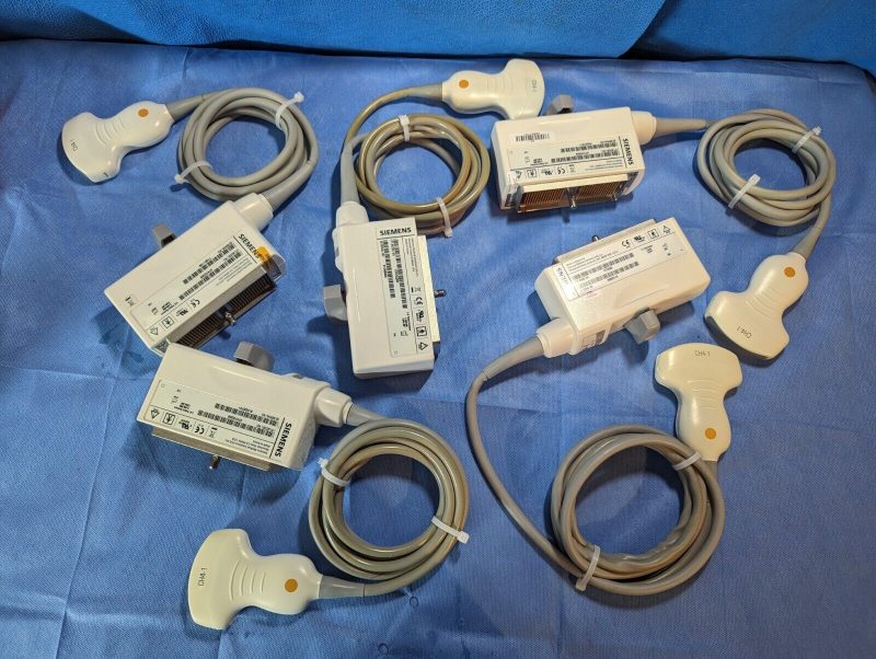 LOT OF FIVE(x5) Siemens CH4-1 Convex Array Ultrasound Transducer (REF: 07472258)