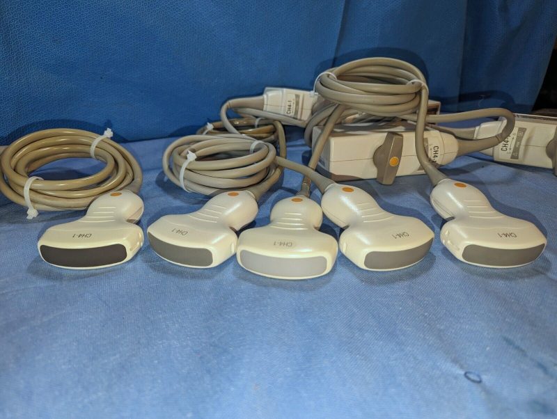 LOT OF FIVE(x5) Siemens CH4-1 Convex Array Ultrasound Transducer (REF: 07472258)