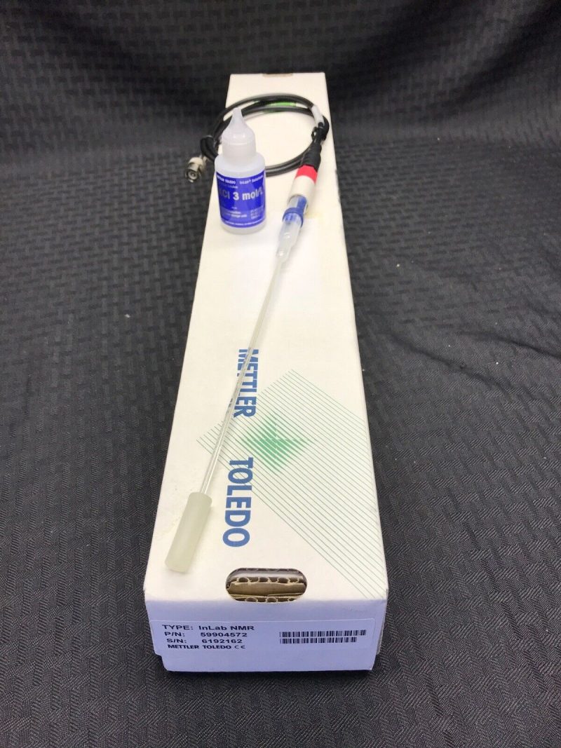 METTLER TOLEDO Glass 0-14 pH Sensor InLab NMR Conductivity Electrode 5990-4572