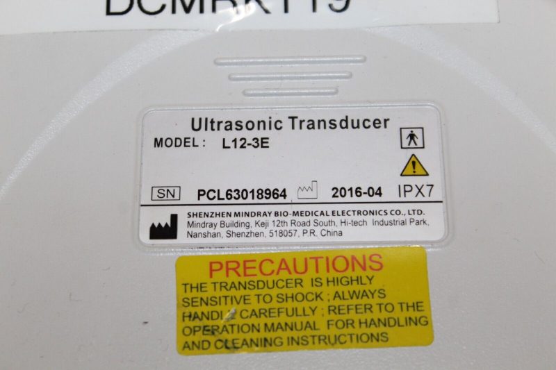 Mindray L12-3E ultrasound Transducer