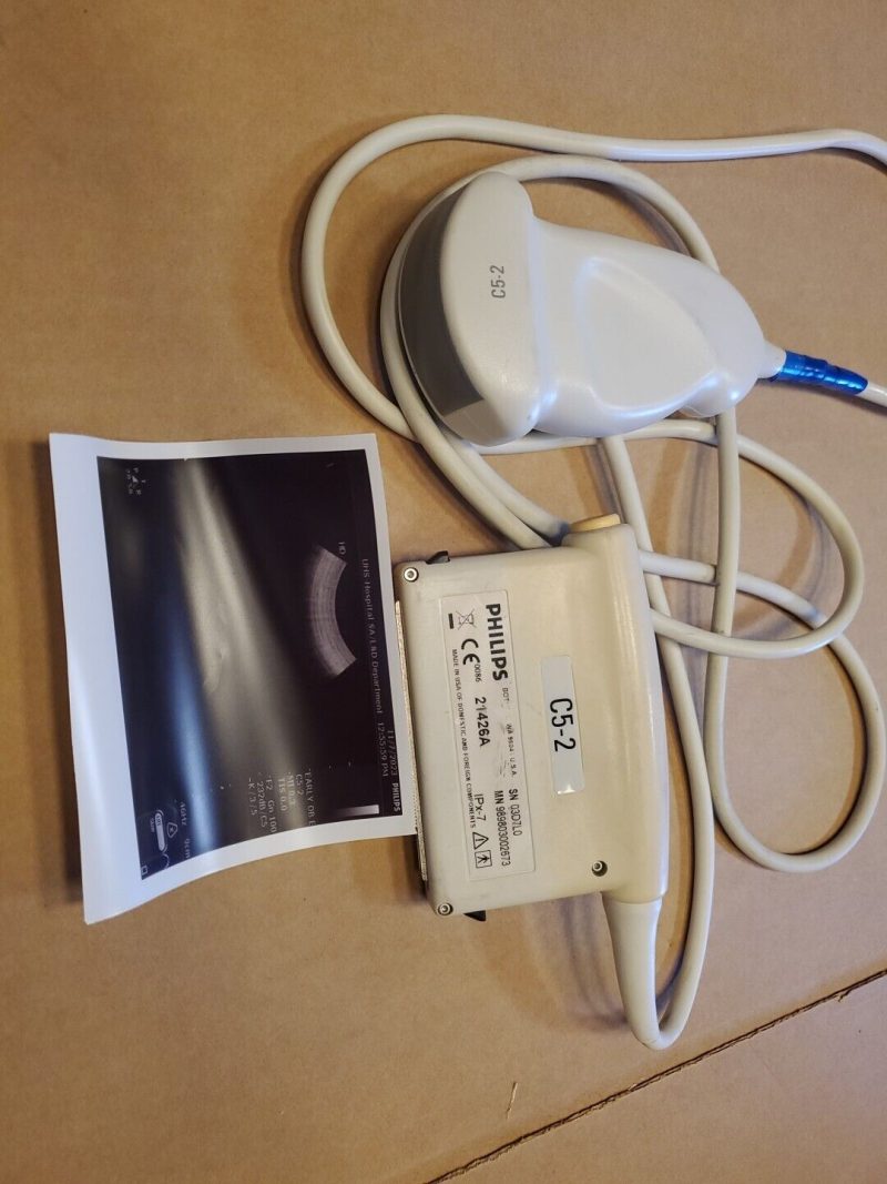 Philips C5-2 Convex Array Ultrasound Transducer/Probe