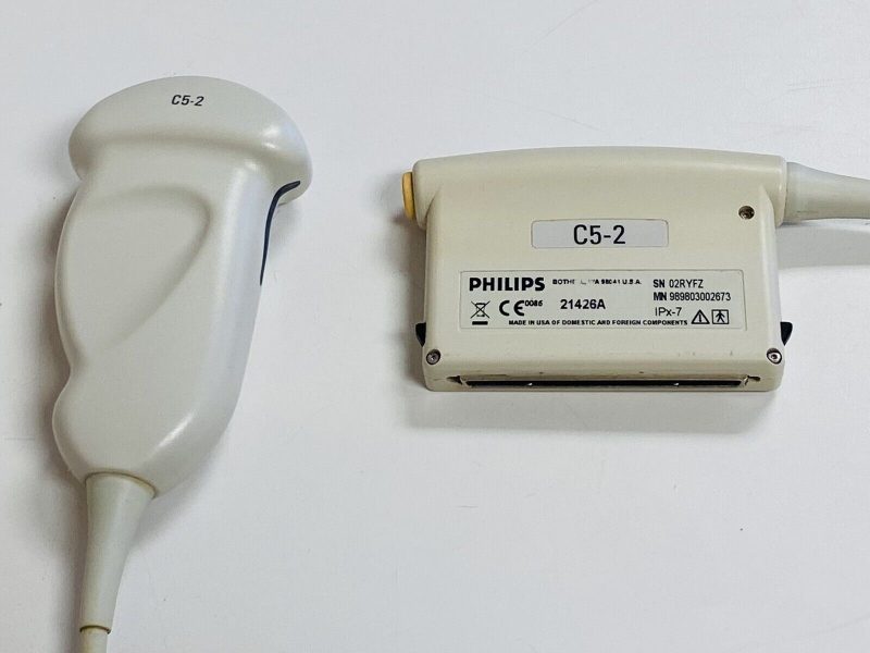 Philips C5-2 Probe - Convex Curved 21426A Cartridge Connector Transducer