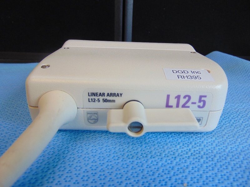 Phillips L12-5 Linear Array Ultrasound Transducer Probe RH395Gx