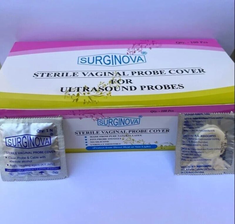 Sterile Vaginal Probe Cover For Ultrasound Probe 100Pc/Box