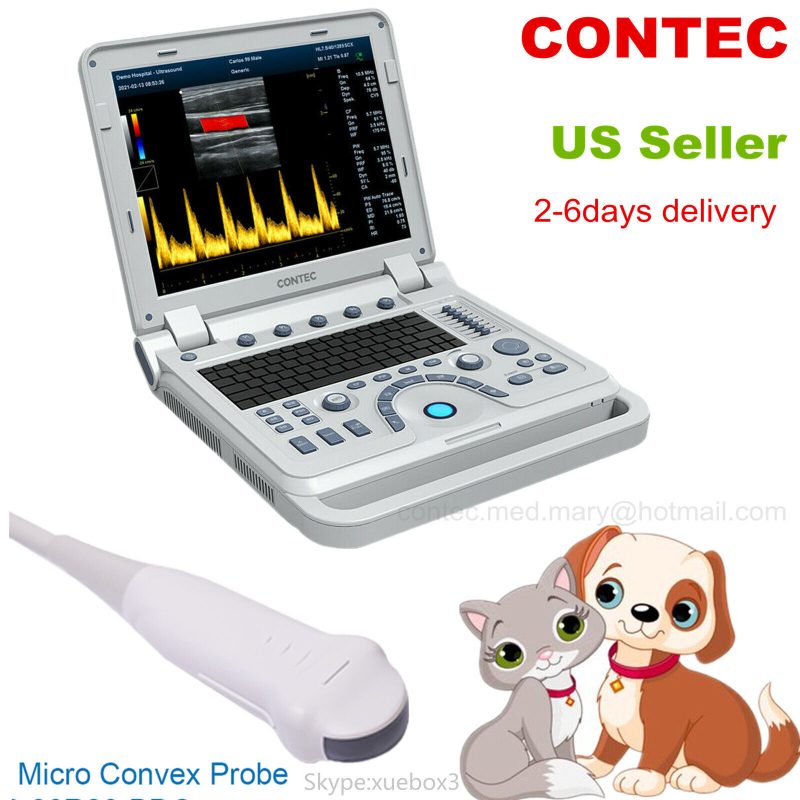 Vet color doppler ultrasound scanner B ultrasound Scanner+Micro-convex probe USA