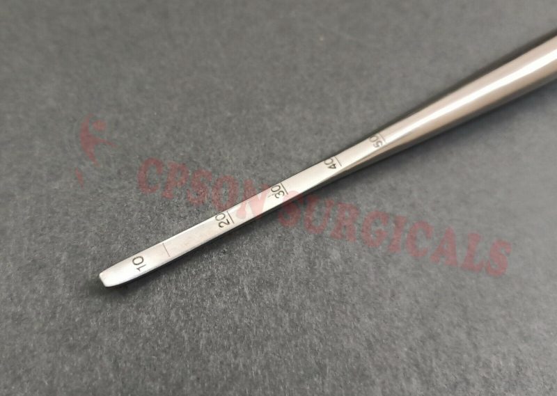 Veterinary Spine Probe Curved with Handle Surgical Instruments Stainless Steel