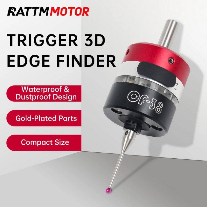 3D Touch Probe Trigger Edge Finder Three-coordinate Setting CF-38 For CNC Router