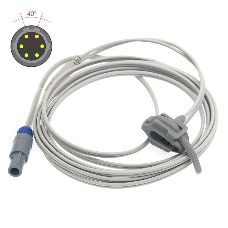 40 Degree 3m 6pin Spo2 Sensor Neonate Soft Wrap Compatible Mindray PM9000/8000