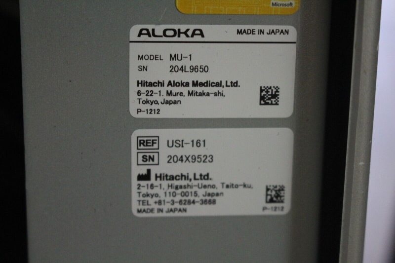 ALOKA MU-1 ULTRASOUND MACHINE