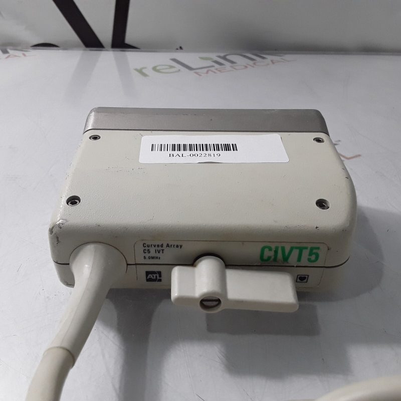 ATL Ultrasound CIVT5 Curved Array Vaginal Transducer