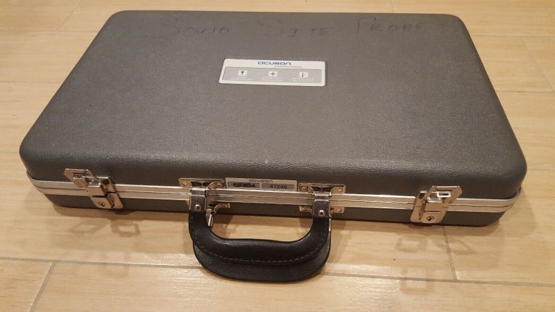 Carrying Case Briefcase 20" x 12" x 3" for Ultrasound Probe Transducer