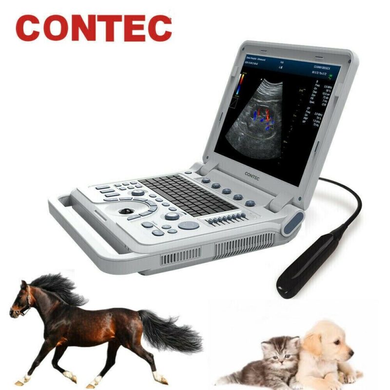 CONTEC CMS1700A-VET Color Doppler Ultrasonic Diagnostic System with Rectal Probe