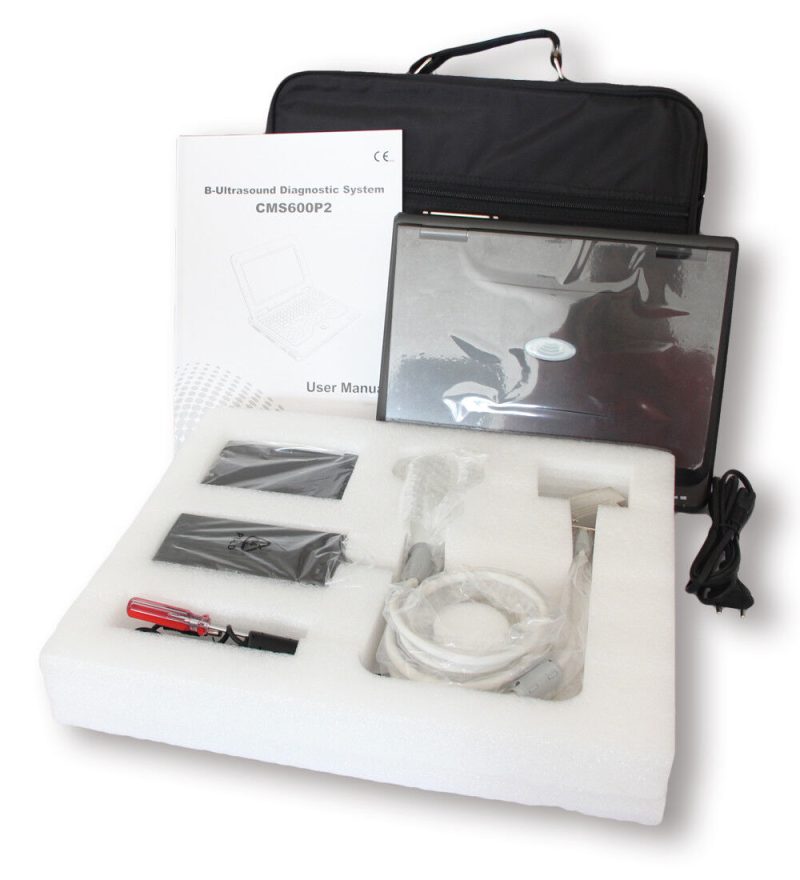 CONTEC Digital VET Veterinary Portable Laptop B-ultraSound Scanner+2 Probe,USA