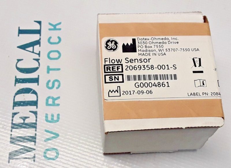 FLOW SENSOR - 2069358-001-S - GE - DATEX OHMEDA - SEALED - NEW