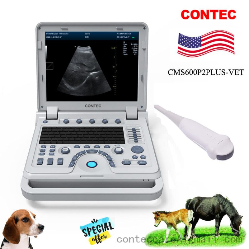 Full Digital Pseudo-Color Doppler Vet Veterinary Ultrasound+3.5Mhz Micro animail