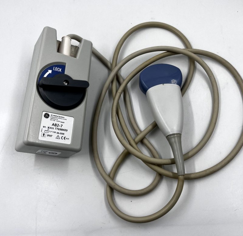 GE AB2-7 CONVEX ARRAY ULTRASOUND TRANSDUCER PROBE **TESTED WORKING!!**