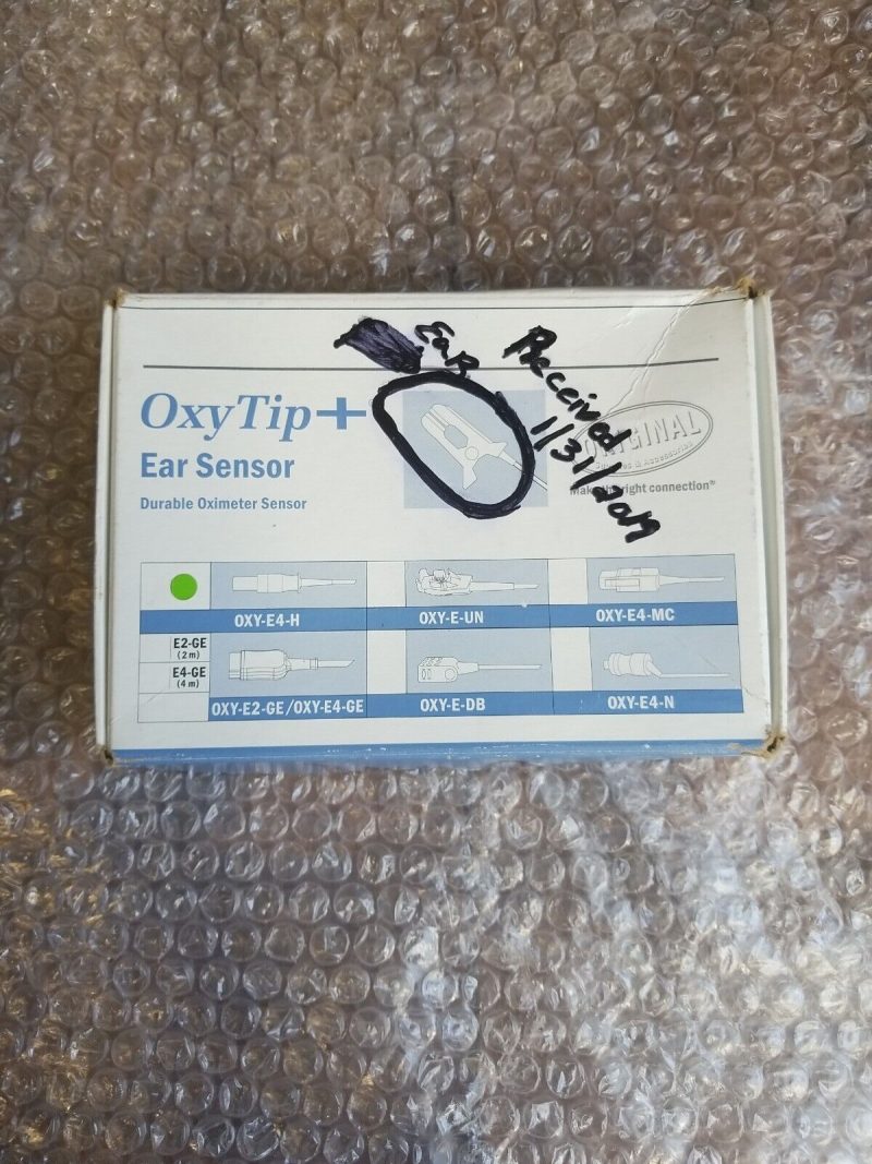 GE Healthcare Ohmeda Oxytip+ Ear Sensor- OXY-E4-H