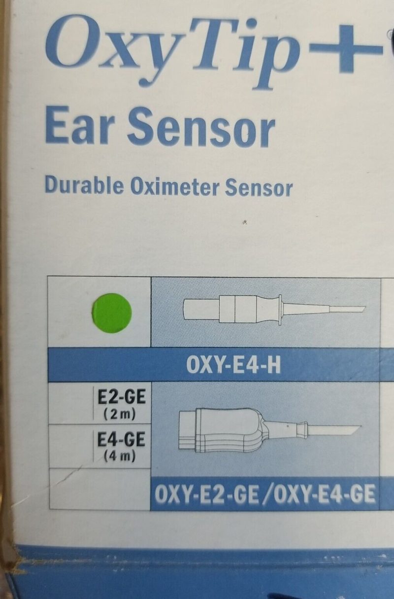 GE Healthcare Ohmeda Oxytip+ Ear Sensor- OXY-E4-H