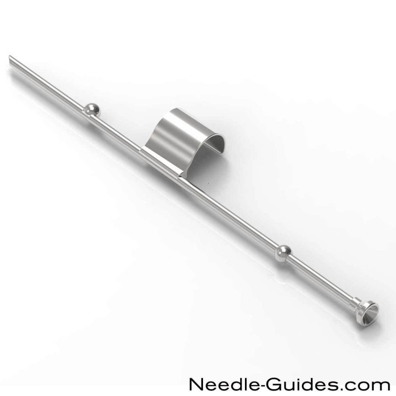 GE RIC5-9-RS Transducer Needle Guide - Reusable - Guia de biopsia