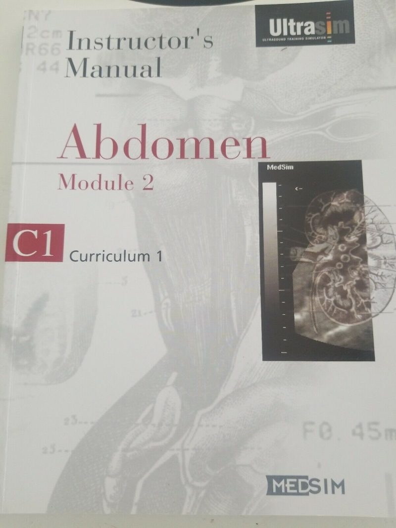 Medsim Ultrasim Abdomen Module 2 C1 Curriculum 1.  Fast shipping.