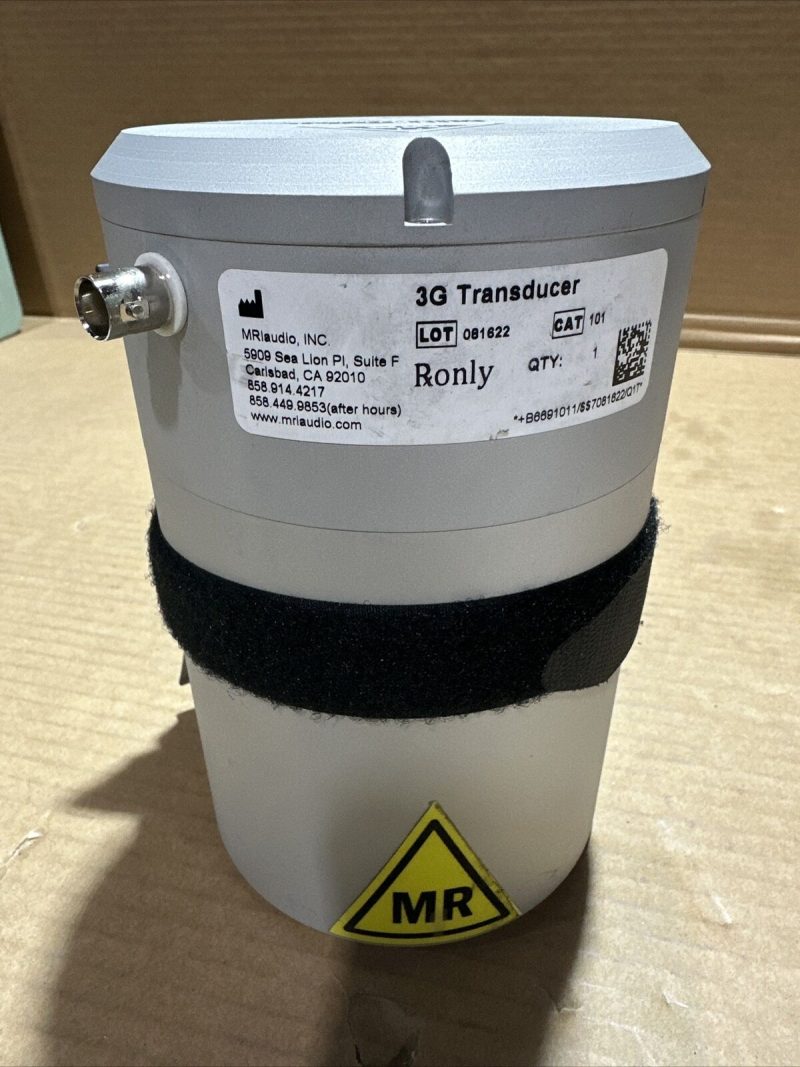 MRI audio 3g transducer