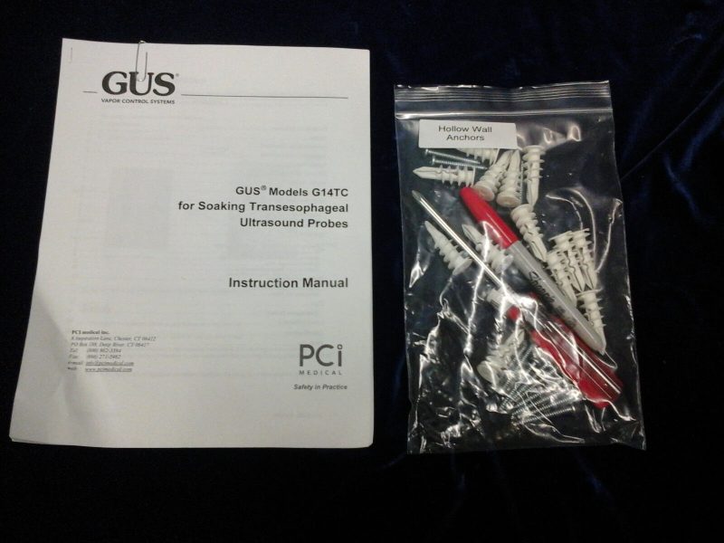 PCI MEDICAL GUS G14TC Transesophageal ULTRASOUND PROBE DISINFECTION STATION New