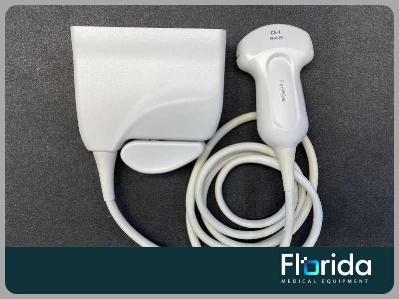 PHILIPS C5-1 CONVEX ARRAY ULTRASOUND TRANSDUCER PROBE FOR PARTS OR REPAIR