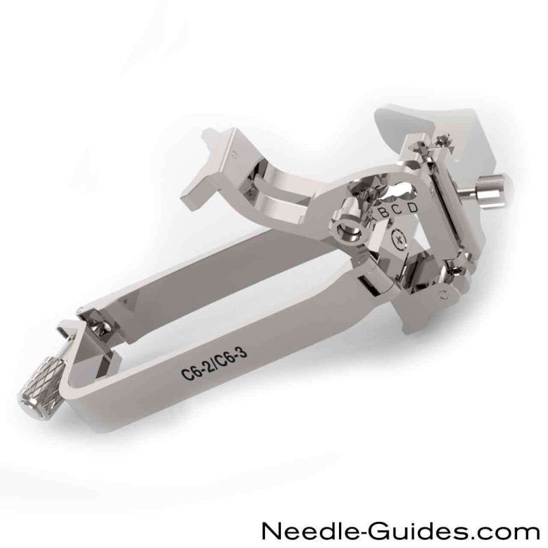 Philips C6-3 Transducer Needle Guide - Reusable - Guia de biopsia