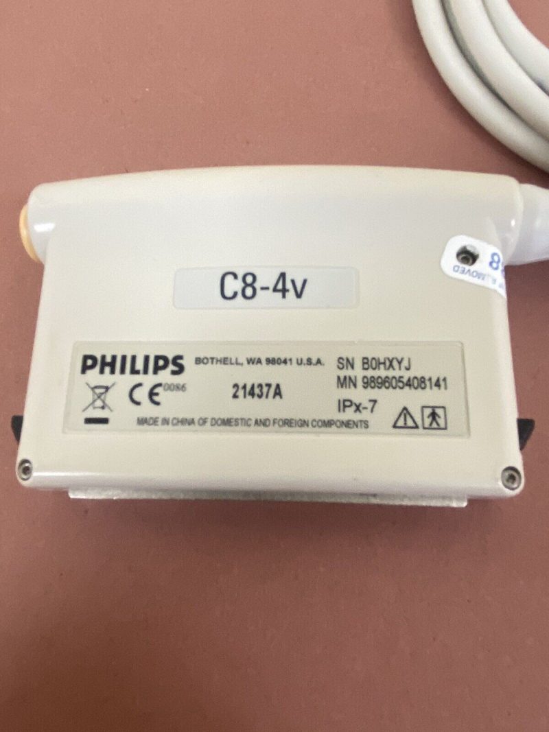 Philips C8-4v Cartridge Connector Endocavity Ultrasound Probe Transducer