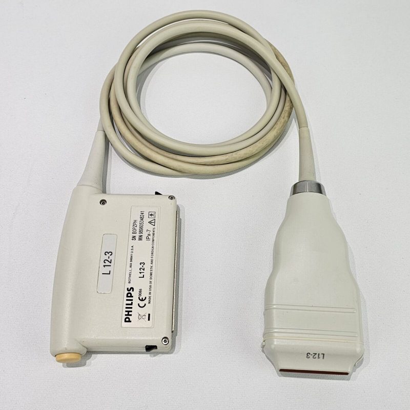 Philips L12-3 Broadband Linear Array Ultrasound Transducer Probe