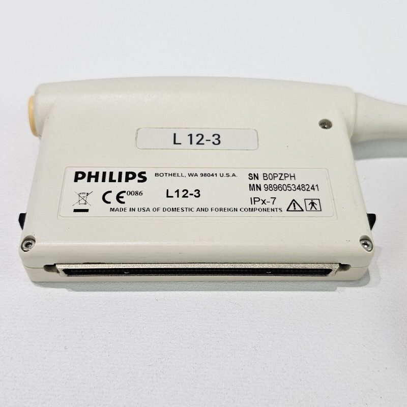 Philips L12-3 Broadband Linear Array Ultrasound Transducer Probe