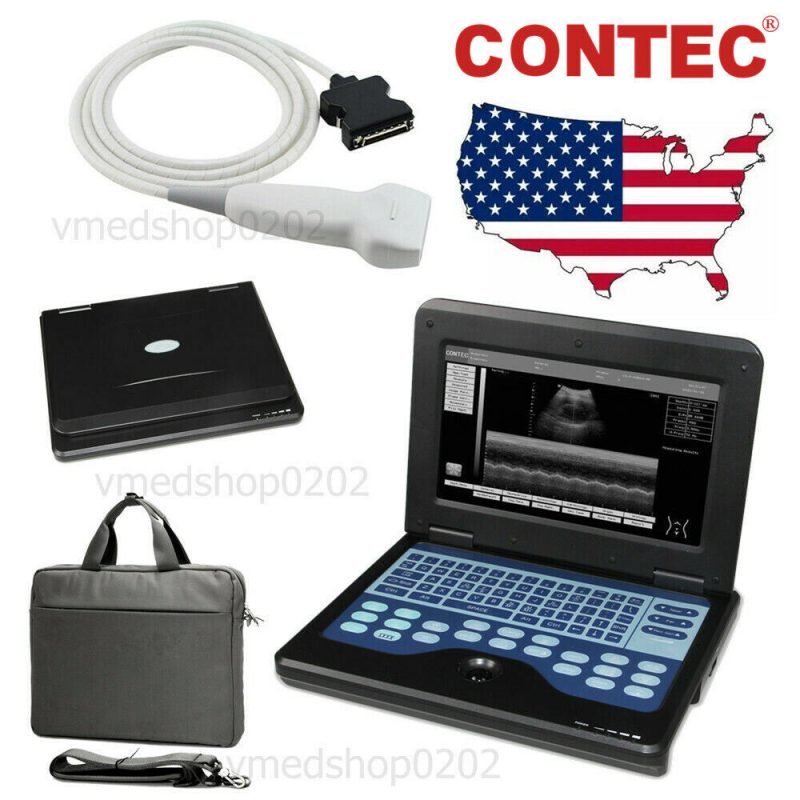 Portable Laptop Machine,Digital Ultrasound Scanner,7.5 Linear probe,cms600p2 FDA