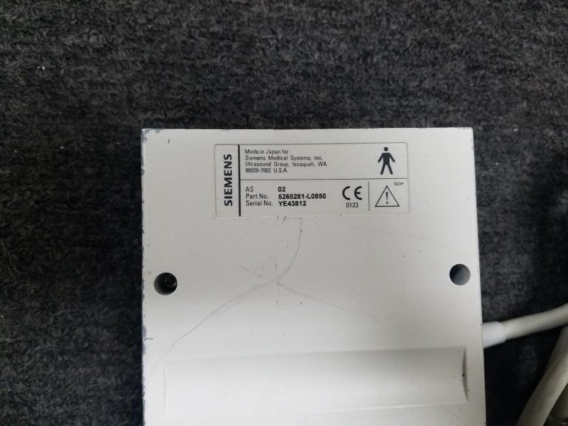 Siemens 7.5L40 Linear Array Ultrasound Probe (5260281-L0850)