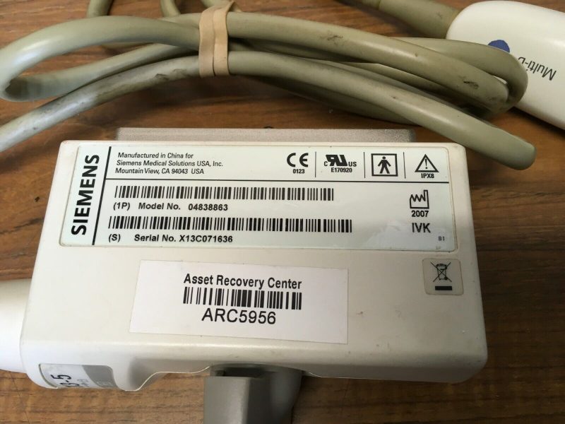 SIEMENS ANTARES ULTRASOUND VFX13-5 TRANSDUCER PROBE 04838863