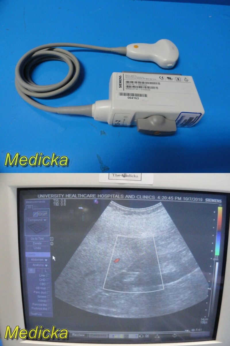 Siemens SONOLINE C5-2 (P/N 4839465) Convex Array Ultrasound Transducer ~ 19415