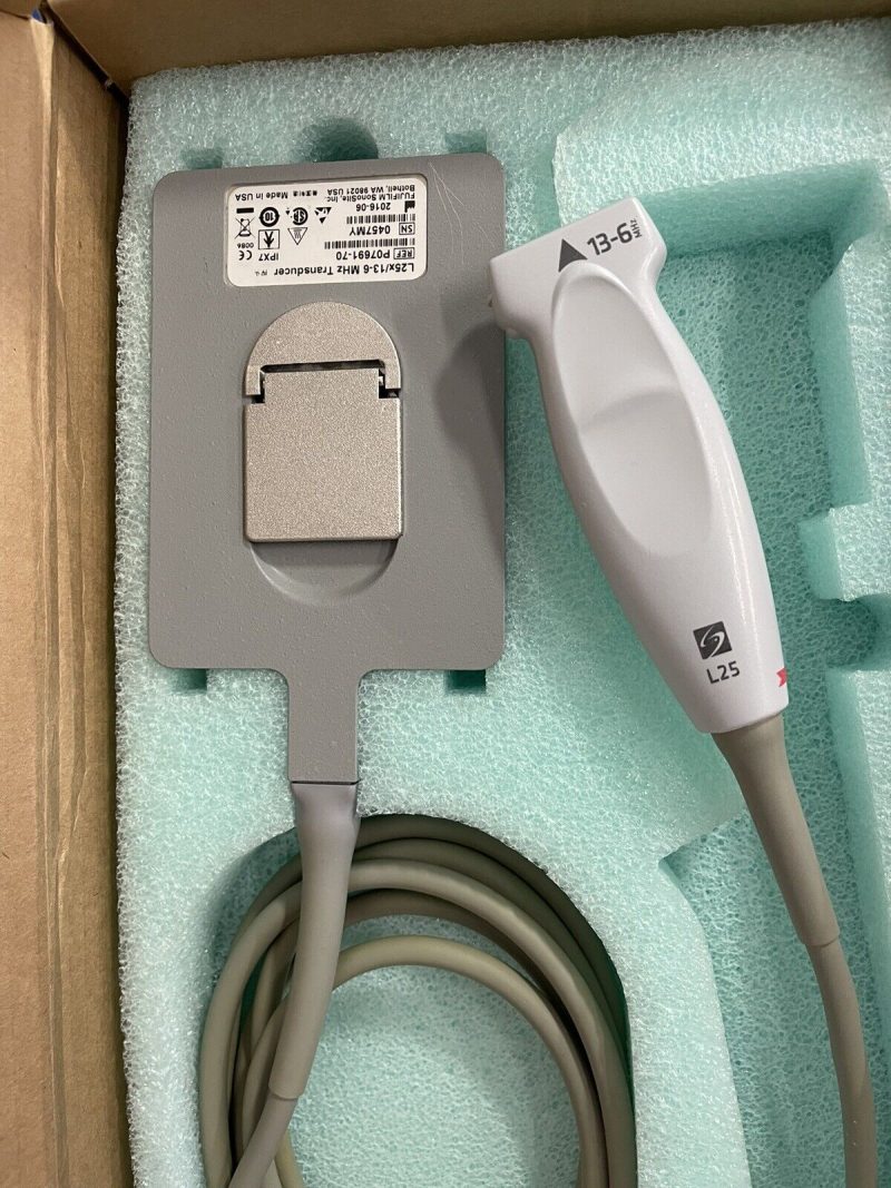 Sonosite Fujifilm L25/L25X 13-6 MHz Ultrasound Transducer Probe - REF P07691-70