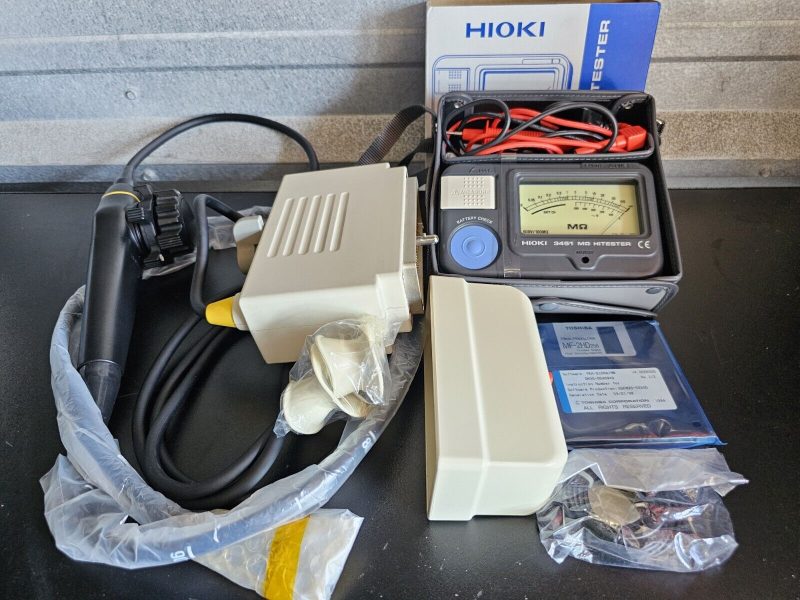 Toshiba PEK-510MB Transesophageal Transducer Probe w/ Accessories HIOKI 3451