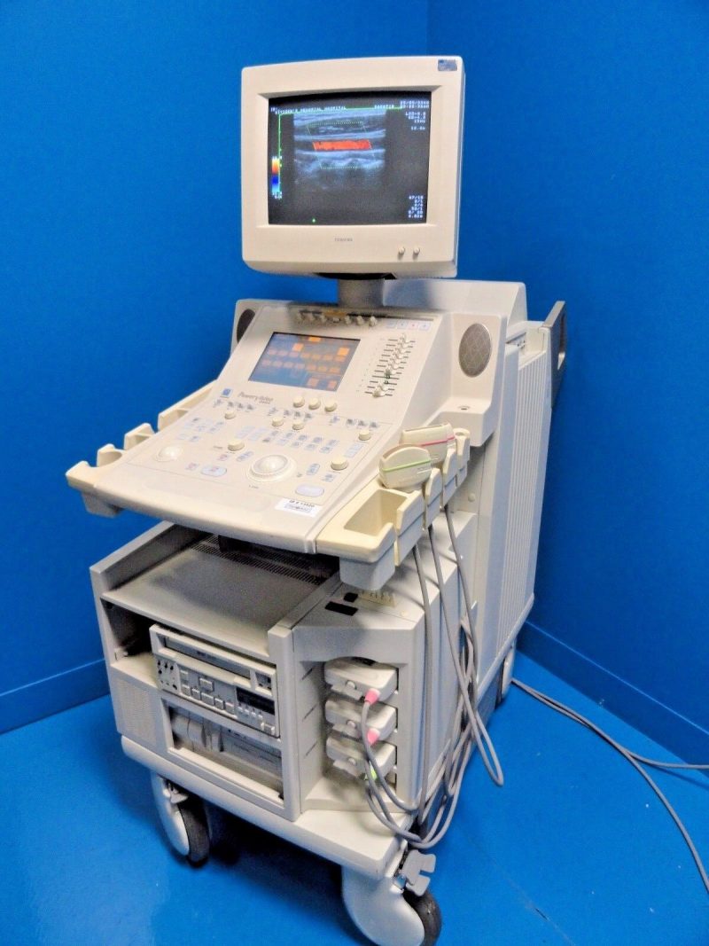 TOSHIBA POWERVISION 8000 ULTRASOUND W/ PLN-703AT PLN-805AT PVN-375AT PROBE~13520