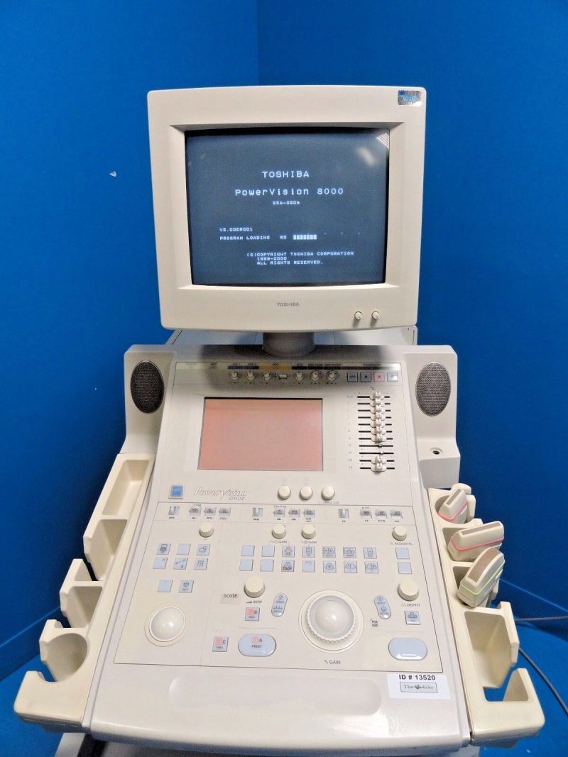 TOSHIBA POWERVISION 8000 ULTRASOUND W/ PLN-703AT PLN-805AT PVN-375AT PROBE~13520