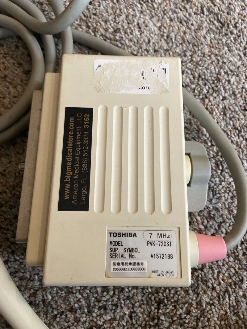 Toshiba PVK-720ST Ultrasound Transducer Probe UNTESTED