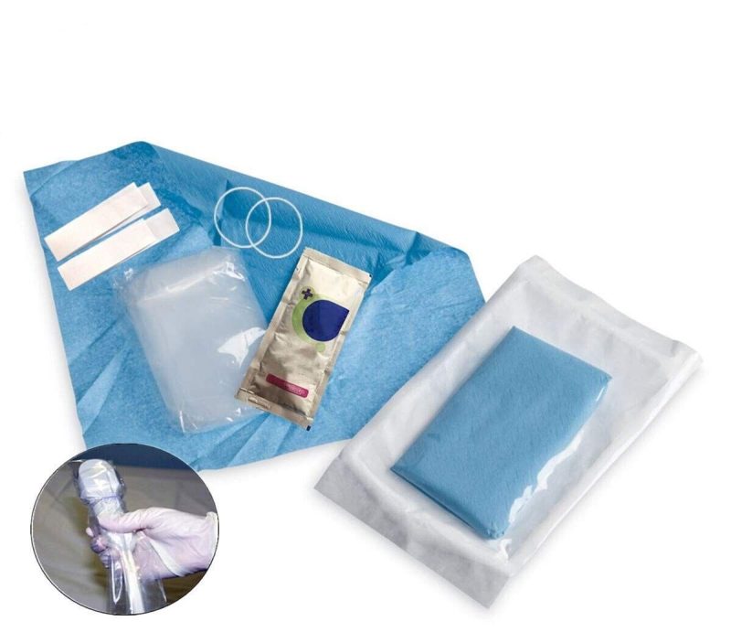 Ultrasound Probe Cover - Latex-Free Sterile Disposable Clear, 5" x 48", Indiv...