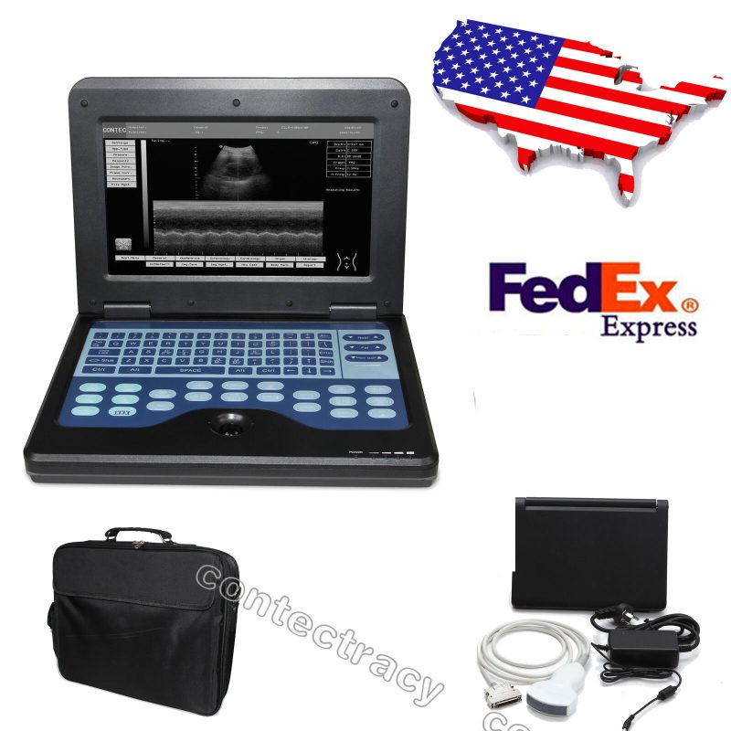 USA 10.1 Inch TFT Digital Notebook PC Ultrasound Scanner 3.5MHZ Convex Probe,FDA